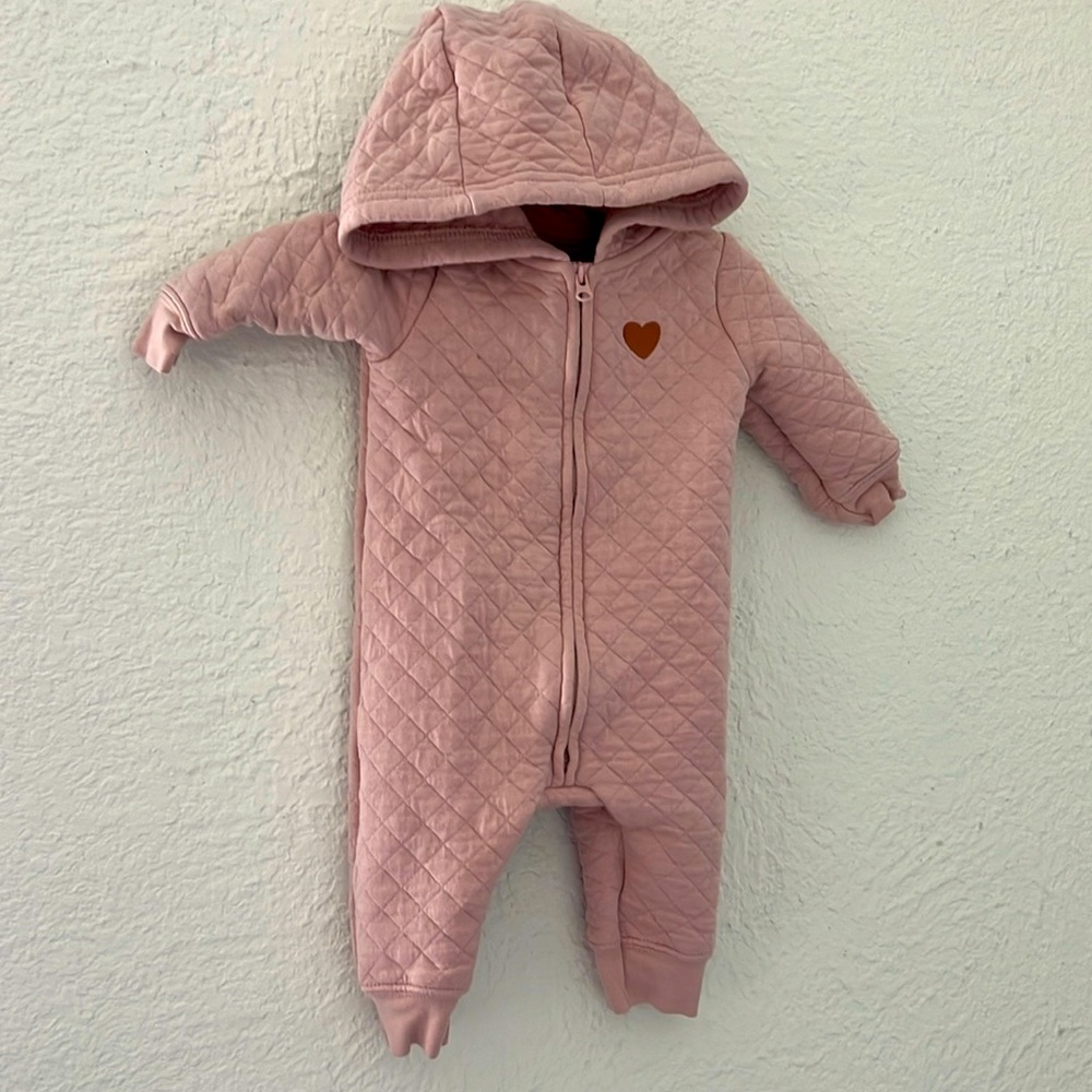 0-3 month zip up with a hood
